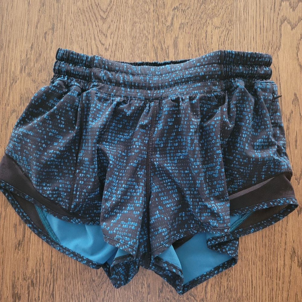 Lululemon Hotty Hot Short II (2.5") Pulse Capri Black Size 4